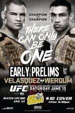Watch UFC 188 Cain Velasquez vs Fabricio Werdum Early Prelims Zoechip