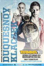 Watch BAMMA 18: Duquesnoy vs. Klaczek Zoechip