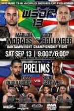 Watch WSOF 13 Prelims Zoechip