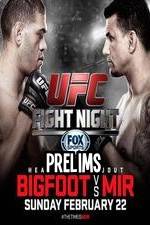 Watch UFC Fight Night 61 Bigfoot vs Mir Prelims Zoechip