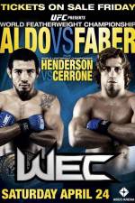 Watch WEC 48 Aldo vs Faber Zoechip