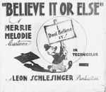 Watch Believe It or Else (Short 1939) Zoechip
