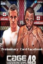 Watch Cage Warriors 48 Preliminary Card Facebook Zoechip
