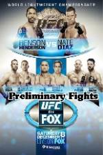 Watch UFC On Fox Henderson vs Diaz Preliminary Fights Zoechip