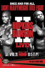 Watch Boxing Light Heavyweight Hopkins vs Dawson II Zoechip