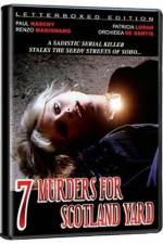 Watch Seven Murders for Scotland Yard Zoechip